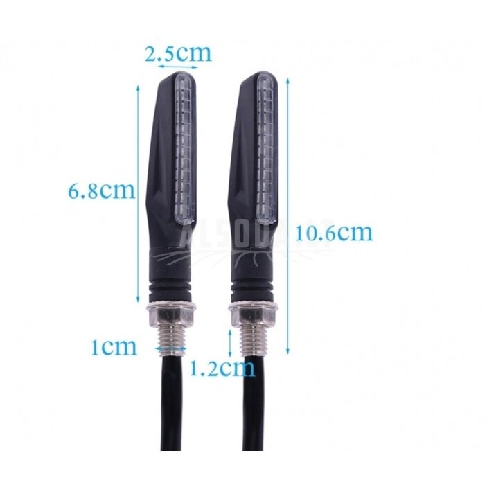 LED Posūkiai AL9001-2 (2vnt) LED Posūkiai AL9001-2 (2vnt)