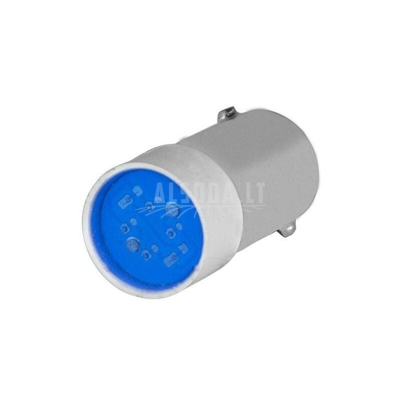 LED lemputė 240V BA9s mėlyna New-Elfin