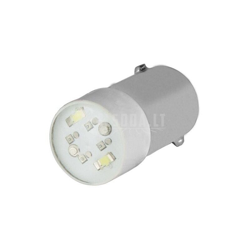 Lemputė LED 12V BA9s balta New-Elfin Lemputė LED 12V BA9s balta New-Elfin