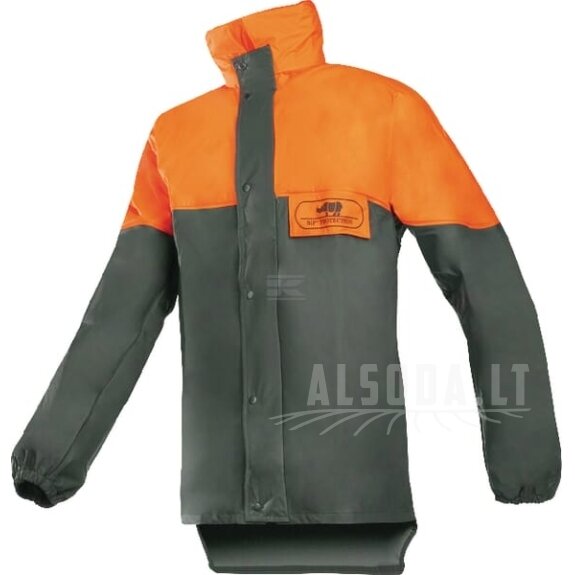 Lietpaltis, žaliai oranžinis, 2XL dydis, UK:44/EU:58-60, Outdoor by SIP Lietpaltis, žaliai oranžinis, 2XL dydis, UK:44/EU:58-60, Outdoor by SIP