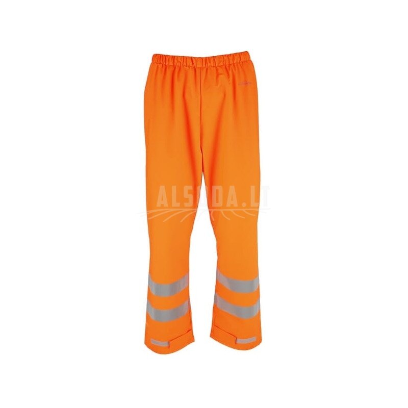 Lietaus kelnės 38-42", gero matomumo, oranžinės, „Hydrosoft Hydrowear“