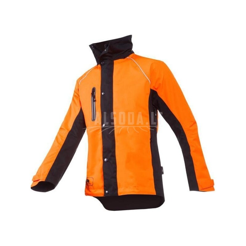 Lietaus striukė, oranžinės-juodos spalvos, XS dydis, lauko, Keiu by SIP Lietaus striukė, oranžinės-juodos spalvos, XS dydis, lauko, Keiu by SIP