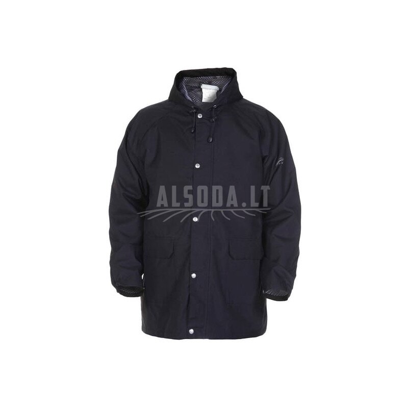 Lietpaltis juodas, 2XL dydis Lietpaltis juodas, 2XL dydis