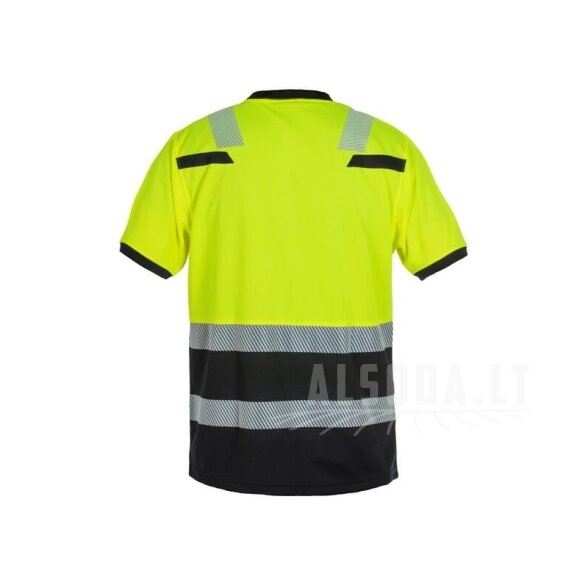 Marškinėliai Hi-Vis, 2XL, geltoni/juodi, Tulsa 1