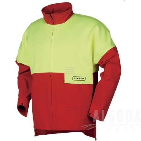 Miškininko striukė, raudonai geltona, S dydis, UK:34/EU:48, „Flex“, KWF by SIP