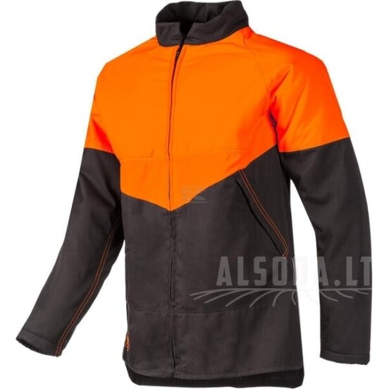 Miškininko striukė, oranžinės-pilkos spalvos, XL dydis, „BasePro by SIP“ Miškininko striukė, oranžinės-pilkos spalvos, XL dydis, „BasePro by SIP“