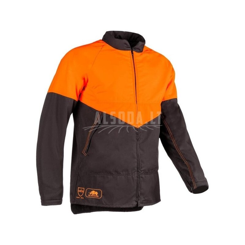 Miškininko striukė, oranžinės-pilkos spalvos, 2XL dydis, „BasePro by SIP“ 3 Miškininko striukė, oranžinės-pilkos spalvos, 2XL dydis, „BasePro by SIP“ 3