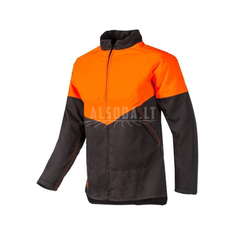 Miškininko striukė, oranžinės-pilkos spalvos, 4XL dydis, „BasePro by SIP“