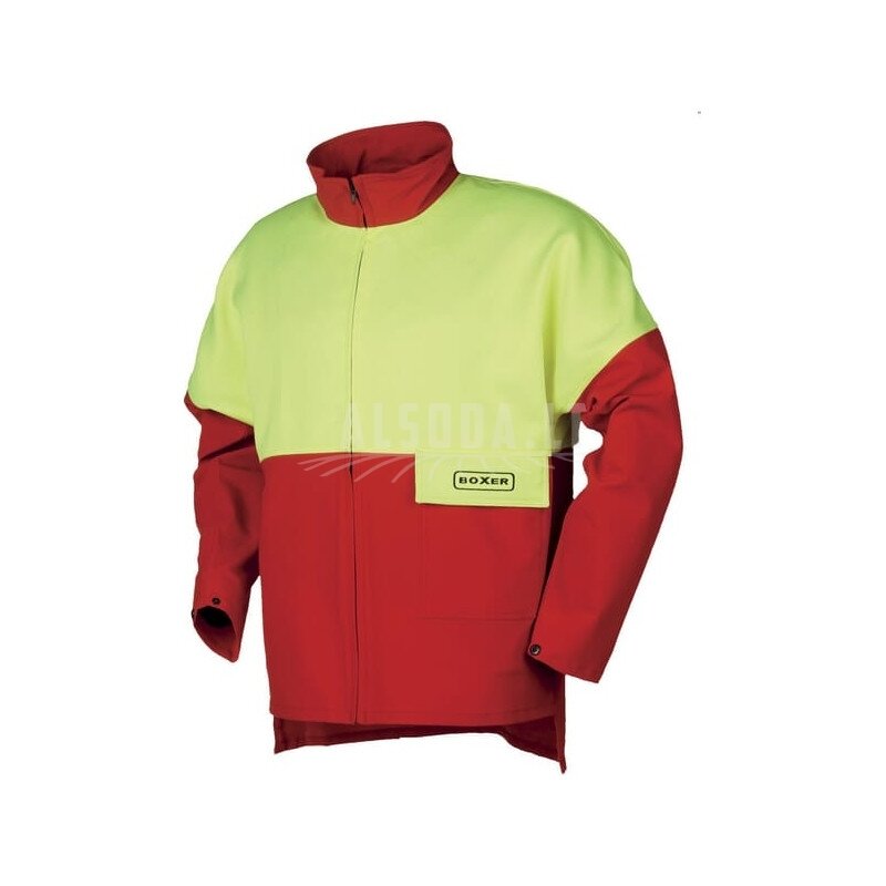 Miškininko striukė, raudonai geltona, M dydis, JK: 36-38/EU: 50, „Flex“, KWF by SIP