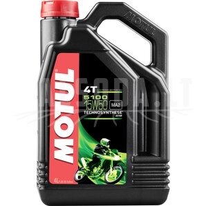 Motul 5100 15W50 4T 4L PUSIAU SINTETINĖ 104083