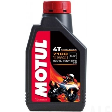 Motul 7100 10w40 4T variklio alyva 100% sintetinė 1L 104091