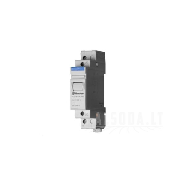 Mod. žingsninis rel. 17,4 mm. 1 NO 16A/12V DC /AgSnO2 1 Mod. žingsninis rel. 17,4 mm. 1 NO 16A/12V DC /AgSnO2 1