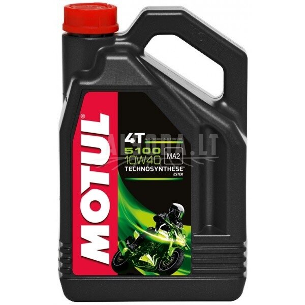 Motul 5100 10w40 4T 4L pusiau sintetinė 104068 Motul 5100 10w40 4T 4L pusiau sintetinė 104068