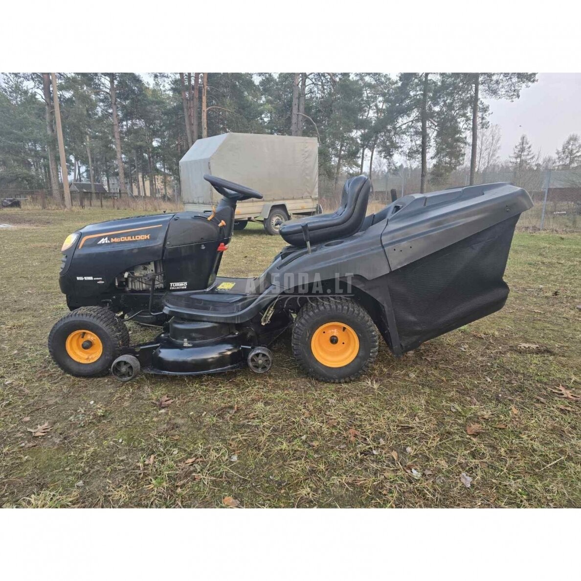 Naudotas Sodo traktoriukas Mcculloch M155-107HRB 7
