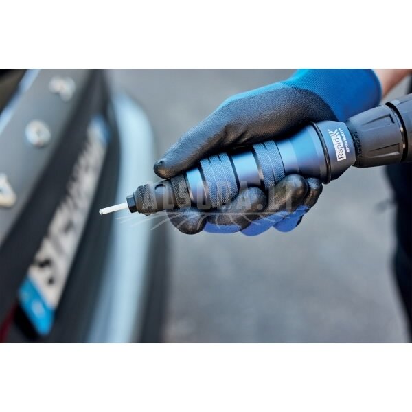 Nerūdijančio plieno kniedės4,0x12mm 50pcs + Drill C, Rapid 6 Nerūdijančio plieno kniedės4,0x12mm 50pcs + Drill C, Rapid 6