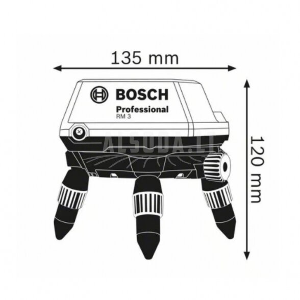 Nivelyro laikiklis BOSCH RM 3 Professional 1 Nivelyro laikiklis BOSCH RM 3 Professional 1