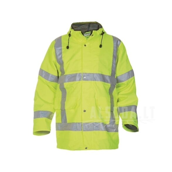 Parka striukė, geltona, 3XL dydis, UK:46/EU:62, „Simply No Sweat“, „Uithoorn“, „Hydrowear“ Parka striukė, geltona, 3XL dydis, UK:46/EU:62, „Simply No Sweat“, „Uithoorn“, „Hydrowear“