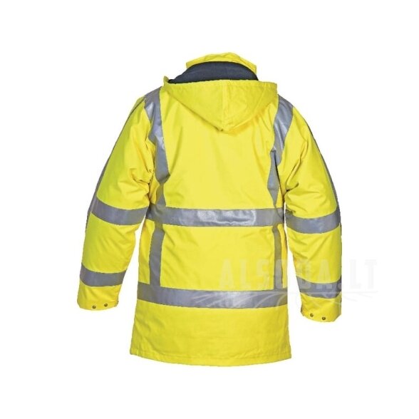 Parka striukė, gerai matoma, geltona, 2XL dydis, UK:44/EU:58-60, Tenderline, Apollo by Hydrowear 1