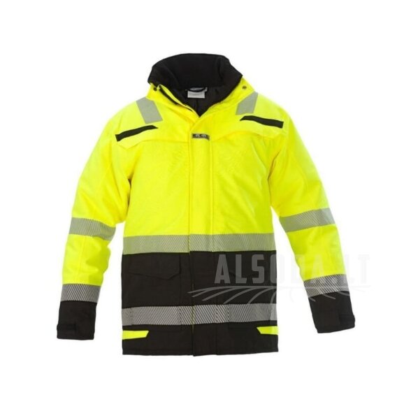 Parka striukė, gerai matoma, geltonai juoda, 2XL dydis, UK:44/EU:58-60, RS Line, Uddel by Hydrowear Parka striukė, gerai matoma, geltonai juoda, 2XL dydis, UK:44/EU:58-60, RS Line, Uddel by Hydrowear