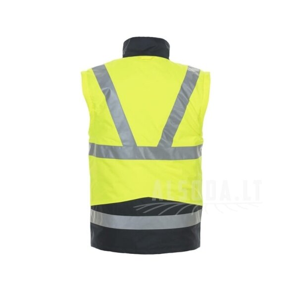 Parka striukė, gerai matoma, geltonai mėlyna, dydis S, UK:34/EU:48, Tenderline, Pluto, Hydrowear 3
