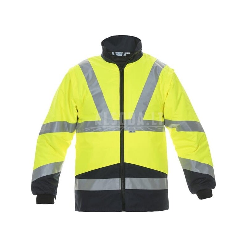 Parka striukė, gerai matoma, geltonai mėlyna, dydis 3XL, UK:46/EU:62, Tenderline, Pluto, Hydrowear Parka striukė, gerai matoma, geltonai mėlyna, dydis 3XL, UK:46/EU:62, Tenderline, Pluto, Hydrowear
