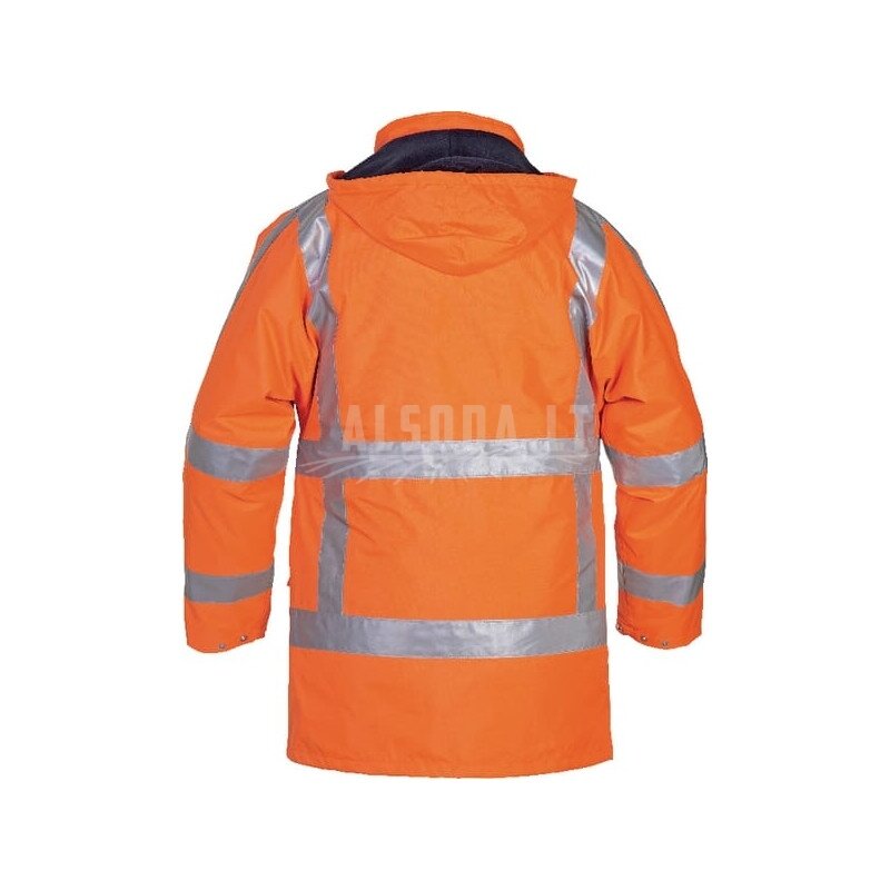 Parka striukė, gerai matoma, oranžinė, L dydis, UK:40/EU:52-54, Tenderline, Apollo by Hydrowear 1