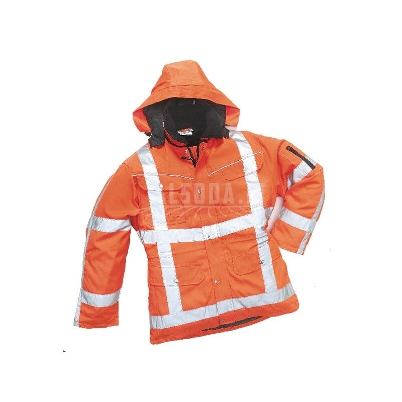 Parka striukė, oranžinė, M dydis, JK: 36-38/EU: 50, „Beaverline“, „Aspen“, „Hydrowear“ Parka striukė, oranžinė, M dydis, JK: 36-38/EU: 50, „Beaverline“, „Aspen“, „Hydrowear“