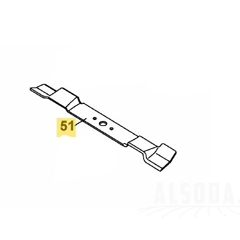 Peilis vejos traktoriukui, 98 SD LT2 S98, MTD Peilis vejos traktoriukui, 98 SD LT2 S98, MTD
