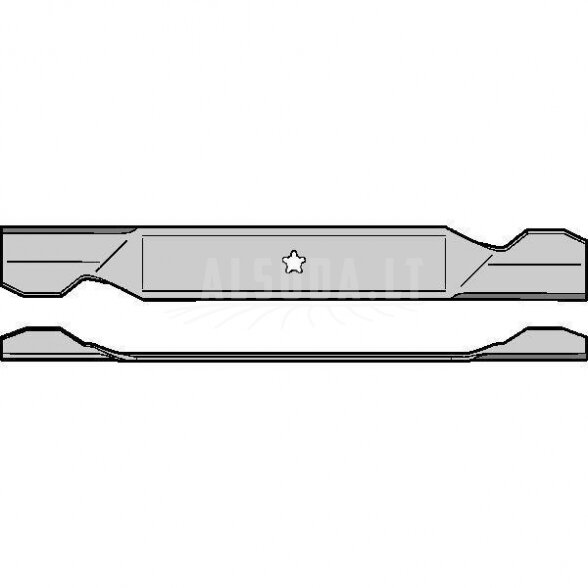 Peilis 489x57x3,5 AYP 138497 1