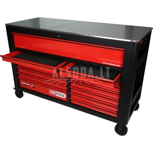 Performanceplus workshop tool trolley set P45 with 950 tools, KS Tools 1