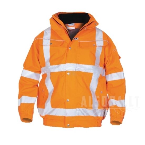 Pilotinė striukė, oranžinė, S dydis, UK:34/EU:48, „Simply No Sweat“, „Foxhol by Hydrowear“
