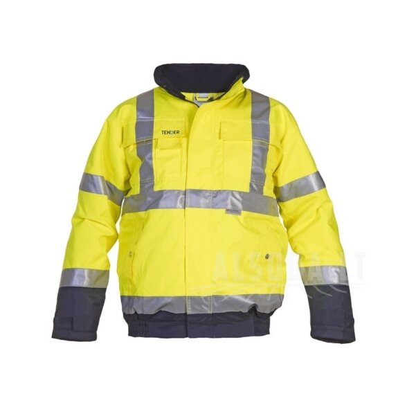 Pilotinė striukė, didelio matomumo, geltonai mėlyna, L dydis, UK:40/EU:52-54, Tenderline, Helios by Hydrowear