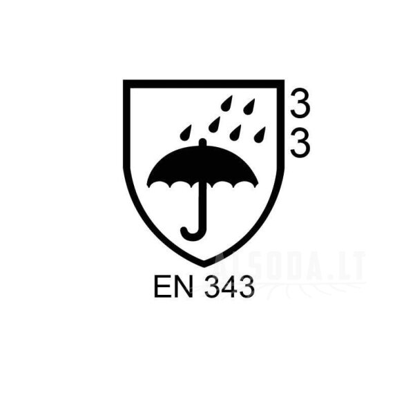 Pilotinė striukė, didelio matomumo, oranžinės-juodos spalvos, M dydis, JK: 36-38/EU: 50, RS Line, Umag, Hydrowear 2