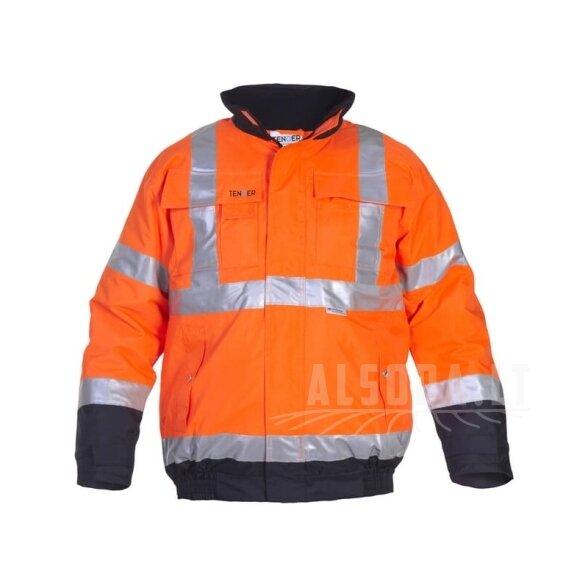 Pilotinė striukė, didelio matomumo, oranžinės-mėlynos spalvos, S dydis, UK:34/EU:48, Tenderline, Helios by Hydrowear Pilotinė striukė, didelio matomumo, oranžinės-mėlynos spalvos, S dydis, UK:34/EU:48, Tenderline, Helios by Hydrowear