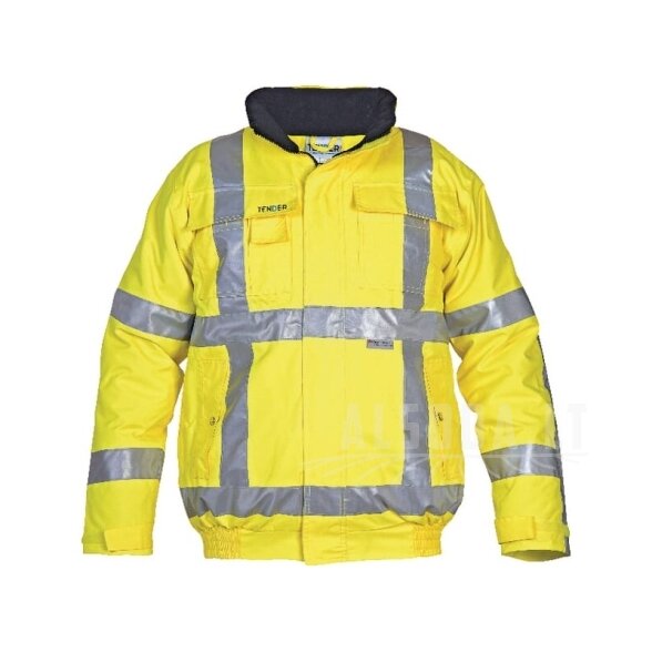 Pilotinė striukė, geltona, M dydis, JK: 36-38/EU: 50, „Tenderline“, „Helios by Hydrowear“