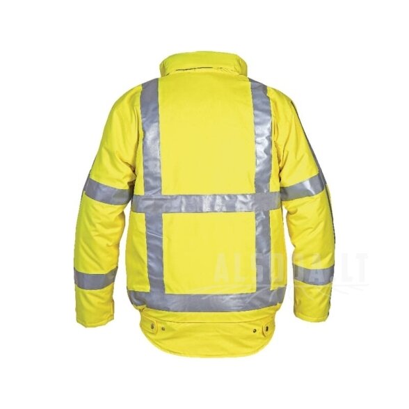 Pilotinė striukė, geltona, XL dydis, UK:42/EU:56, „Tenderline“, „Helios by Hydrowear“ 1