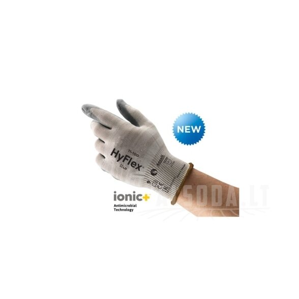 Pirštinės HyFlex® 11-100, 7 dydis 1 Pirštinės HyFlex® 11-100, 7 dydis 1