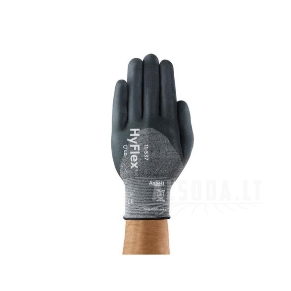Pirštinės HyFlex® 11-537VP dydis 11 Pirštinės HyFlex® 11-537VP dydis 11
