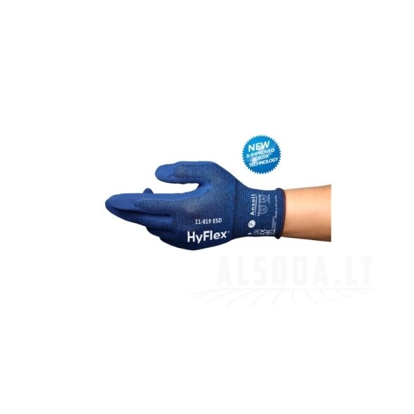 Pirštinės HyFlex® 11-819, 7 dydis 1