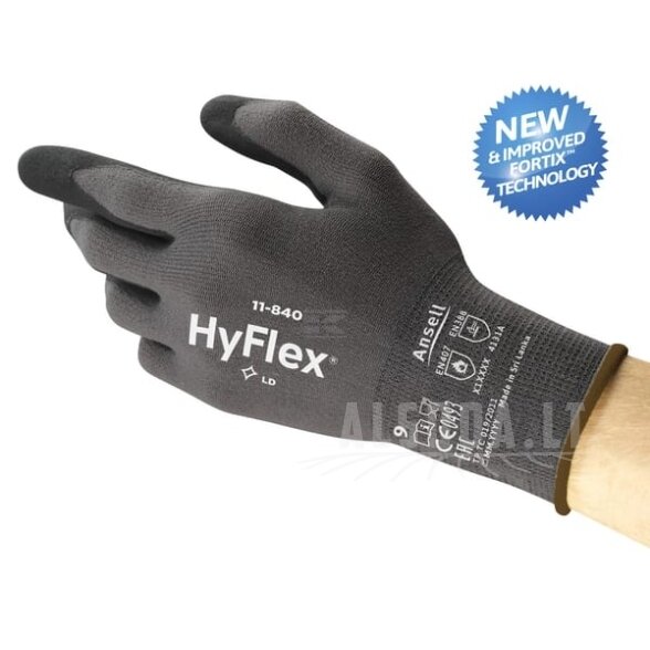 Pirštinės HyFlex® 11-840, 5 dydis 3