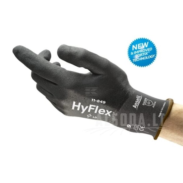 Pirštinės HyFlex® 11-849, 6 dydis 1
