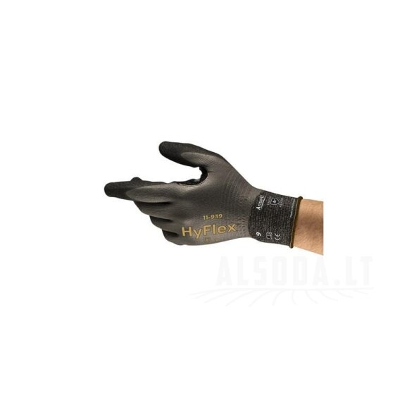 Pirštinės HyFlex® 11-939, 7 dydis 1 Pirštinės HyFlex® 11-939, 7 dydis 1