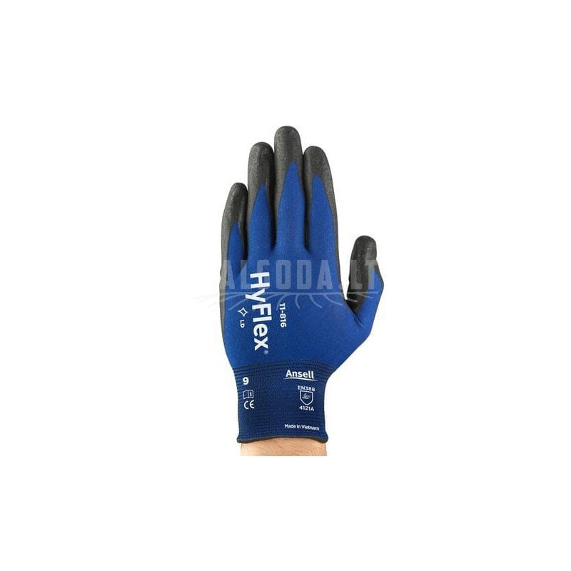 Pirštinės HyFlex® 11-816, 8 dydis Pirštinės HyFlex® 11-816, 8 dydis