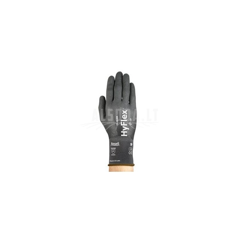 Pirštinės HyFlex® 11-849, 7 dydis