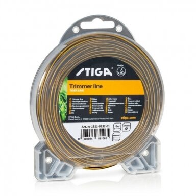 Pjovimo gija Stiga Tiger Line (2,7 mm.x15m., marga, apvali) Pjovimo gija Stiga Tiger Line (2,7 mm.x15m., marga, apvali)