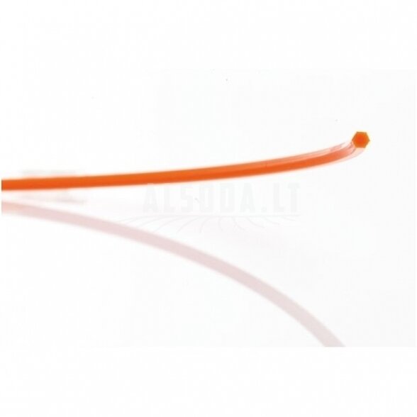 Pjovimo gija Ratioparts Alucutline (2,0 mm/15 m, oranžinė, 6-briaunė) 1 Pjovimo gija Ratioparts Alucutline (2,0 mm/15 m, oranžinė, 6-briaunė) 1