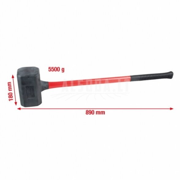 Plaktukas beatotrankis su minkšta galva 5500g, KS Tools Plaktukas beatotrankis su minkšta galva 5500g, KS Tools