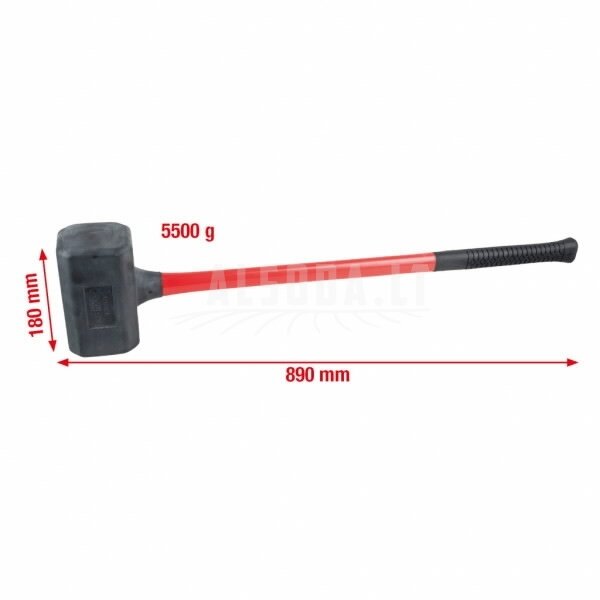 Plaktukas beatotrankis su minkšta galva 5500g, KS Tools Plaktukas beatotrankis su minkšta galva 5500g, KS Tools