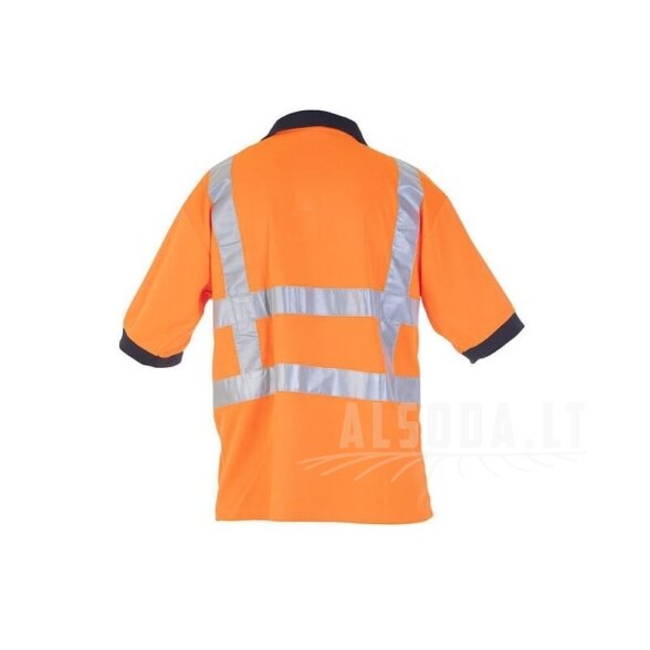 Polo marškinėliai, 3XL/48 dydis, trumpomis rankovėmis, oranžiniai, „Hydrowear“ 1