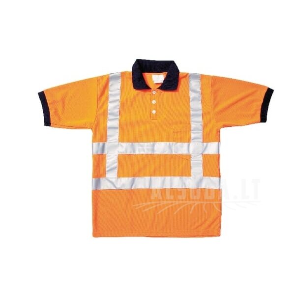Polo marškinėliai, S/38 dydis, trumpomis rankovėmis, oranžiniai, Hydrowear